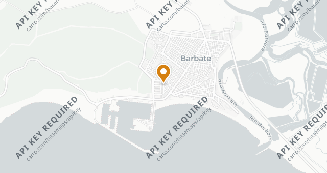 Map showing El Campero