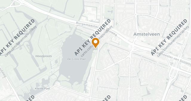 Map showing Aan de Poel