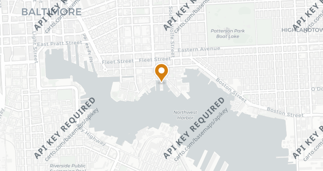 Map showing Rec Pier Chop House