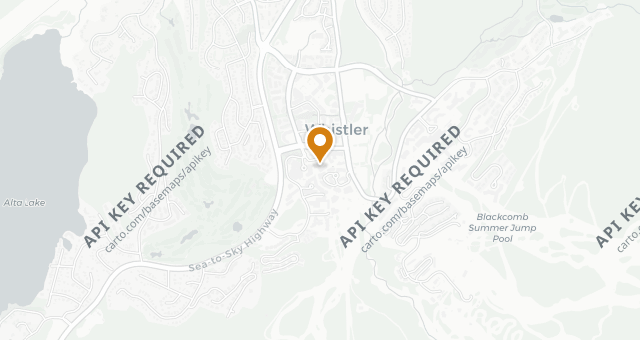 Map showing Araxi Restaurant + Oyster Bar