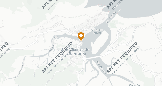 Map showing Las Redes