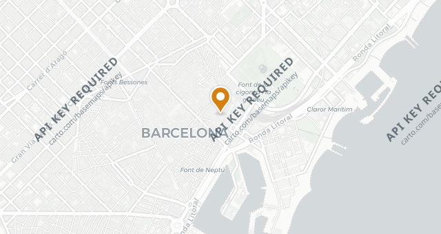Map showing Fronda Pasaje