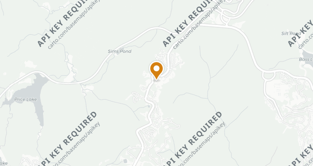 Map showing Daingerfield's