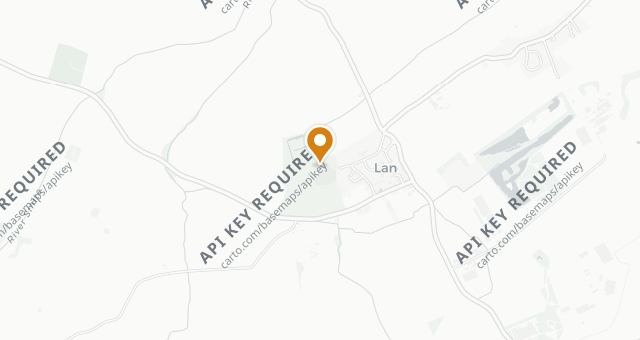 Map showing Langar Hall