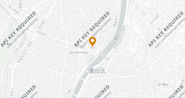 Map showing Hashoku