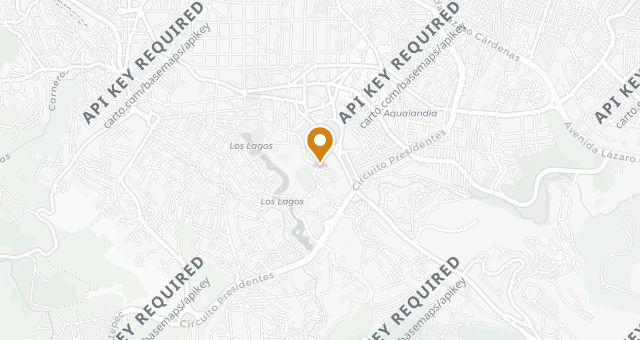 Map showing La Colombe Boutique Hotel