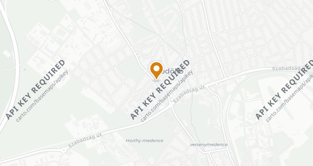 Map showing Solier Fúziós Desszert Étterem