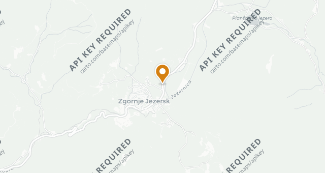 Map showing Vila Planinka