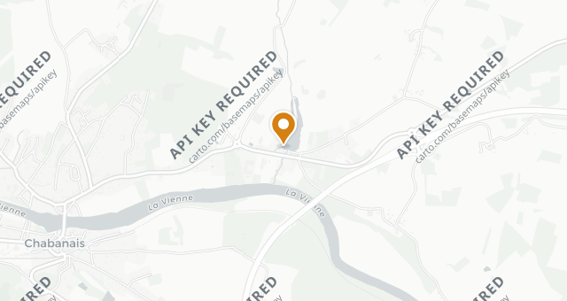 Map showing Le Vieux Moulin