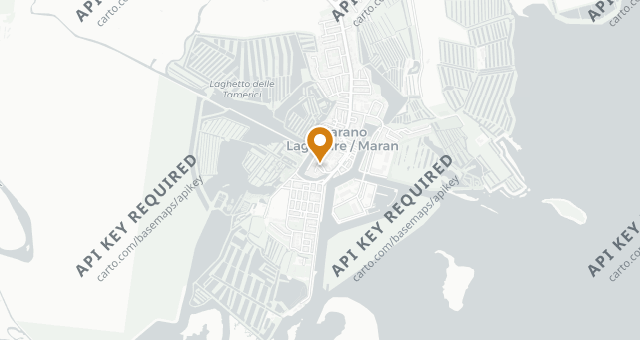 Map showing Alla Laguna - Vedova Raddi