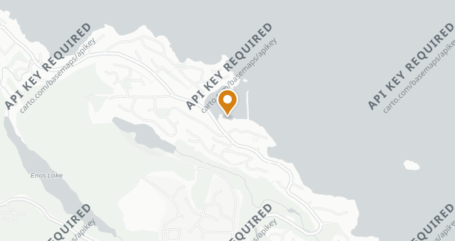Map showing Nanoose Bay Cafe