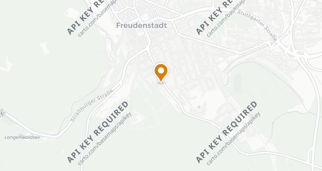 Map showing Restaurant Palmenwald