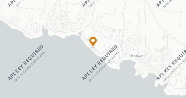 Map showing La Barca