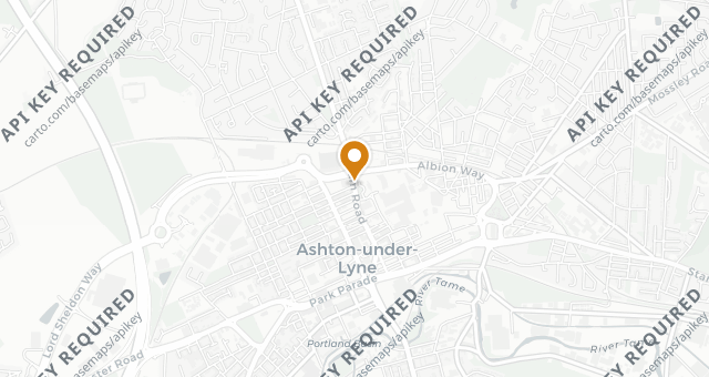 Map showing Lily’s Vegetarian Indian Cuisine