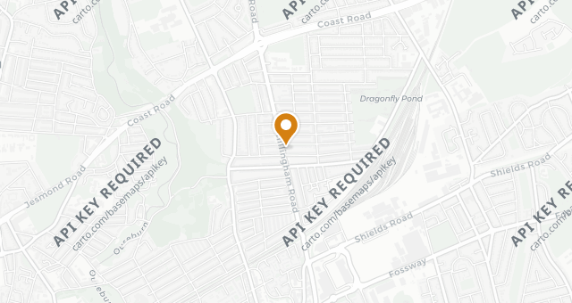 Map showing Flint Pizza