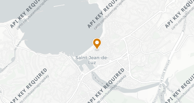 Map showing Chez Maya
