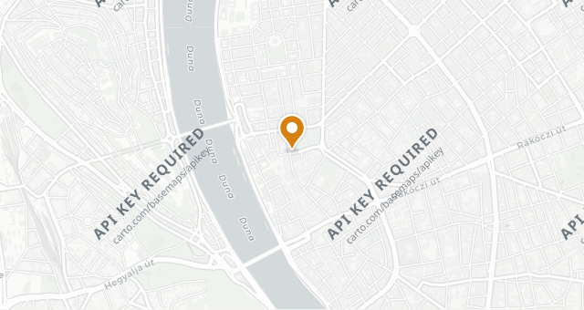 Map showing Nobu Budapest