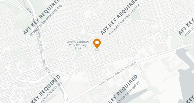 Map showing Ricky + Olivia