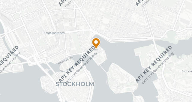 Map showing B.A.R. Blasieholmens Akvarium och Restaurang
