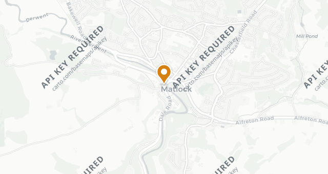 Map showing Stones Restaurant
