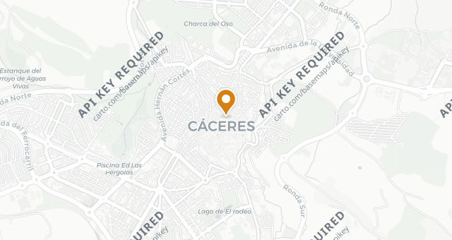 Map showing Miga