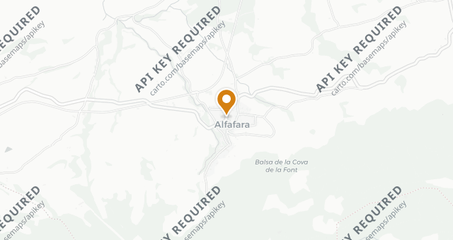 Map showing Casa el Tio David