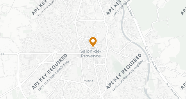 Map showing Atelier Salone