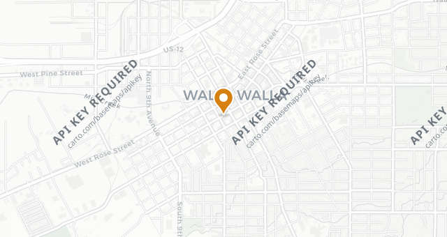 Map showing Hattaway's on Alder
