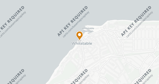 Map showing Whitstable Oyster Company