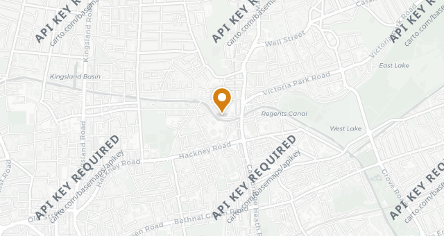 Map showing Cafe Cecilia