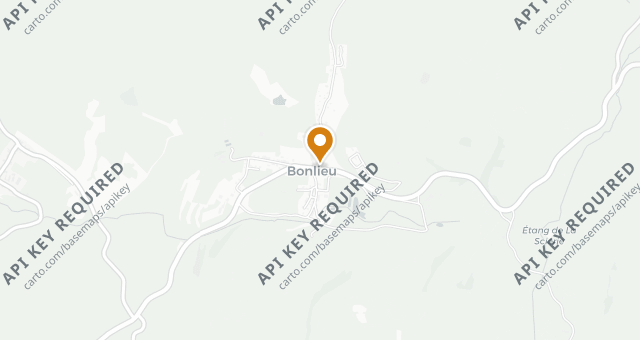 Map showing Auberge de la Poutre