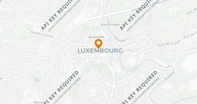 Map showing Le Grand Café