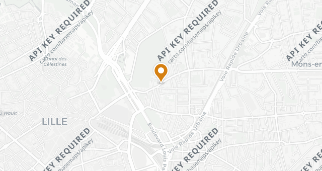Map showing Restaurant Le Faubourg