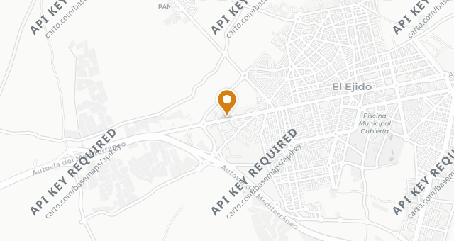 Map showing Barra de José Álvarez