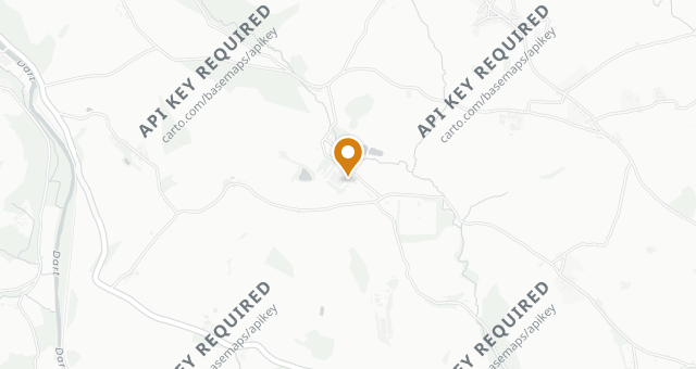 Map showing The Riverford Field Kitchen