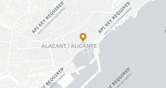 Map showing El Portal Alicante