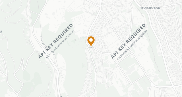 Map showing RESTORAN DEDINJE