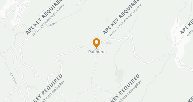 Map showing L'Auberge des Montagnes
