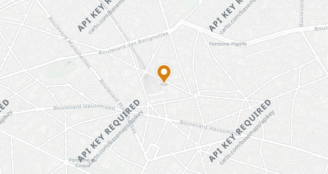 Map showing Café Mirette