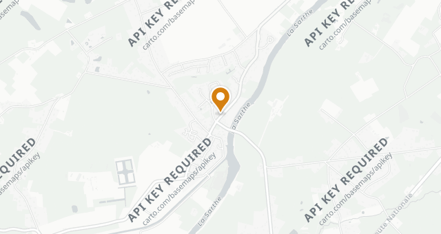 Map showing Maison Nipa