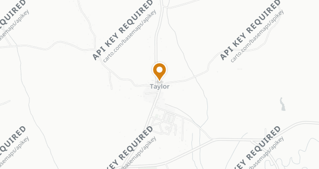 Map showing Taylor Grocery