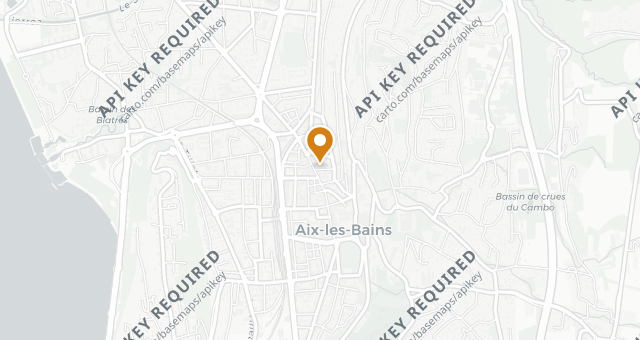 Map showing La Table Floralie