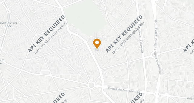 Map showing Des Terres