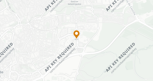 Map showing La Roca