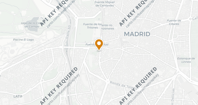 Map showing Corral de la Morería Gastronómico