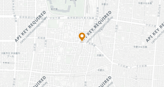 Map showing Terada