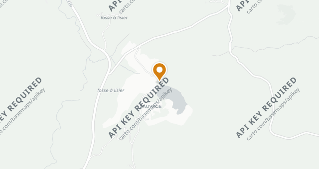 Map showing Auberge Sauvage