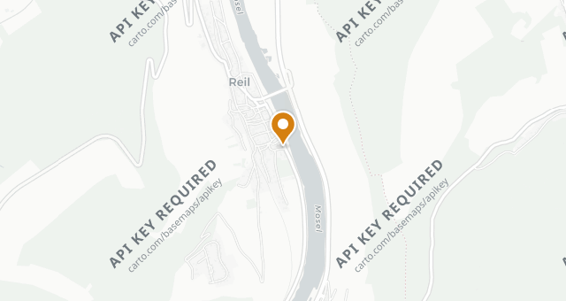 Map showing The Restaurant at Villa Melsheimer