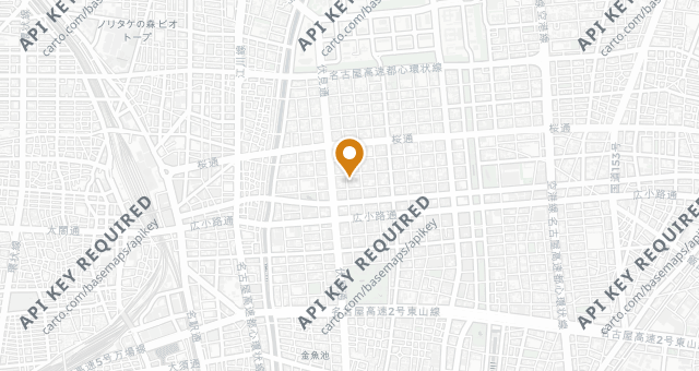 Map showing BISTRO GLOUTON