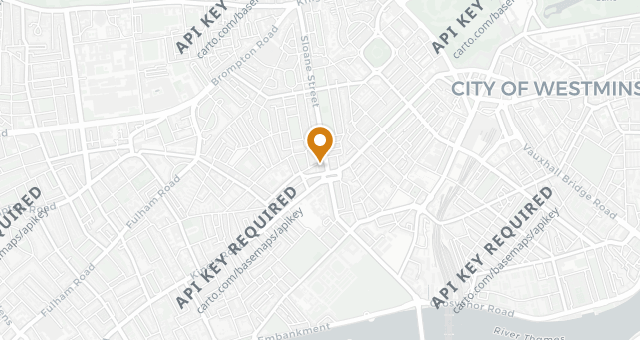Map showing Ottolenghi Chelsea